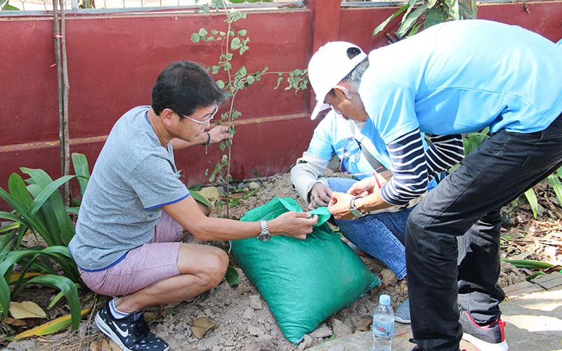 カンボジアの植樹活動