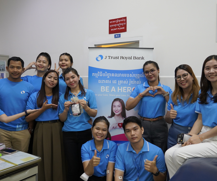 JTRB participated in a blood donation activity (Cambodia)
