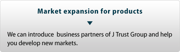 Market expansion for products